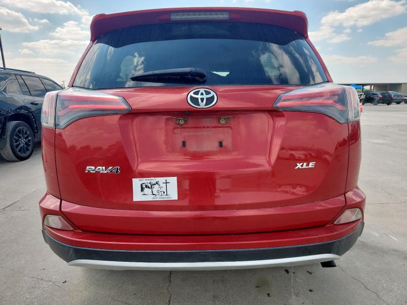 JTMWFREV4GJ084006 - 2016 TOYOTA RAV4 XLE RED photo 6