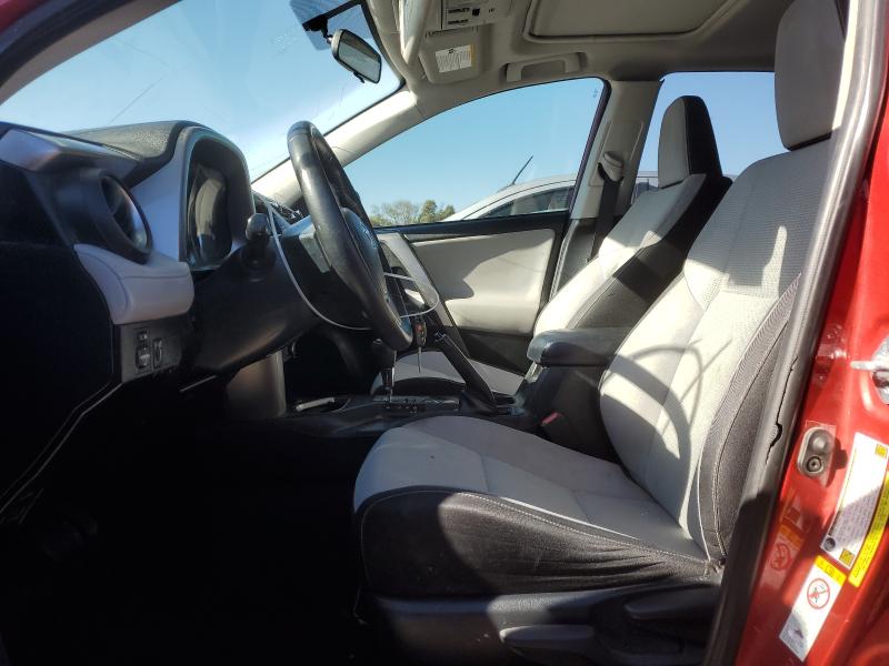 JTMWFREV4GJ084006 - 2016 TOYOTA RAV4 XLE RED photo 7