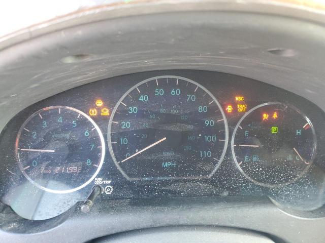 5TDZK22C78S134565 - 2008 TOYOTA SIENNA XLE SILVER photo 9