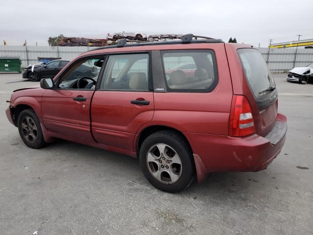 JF1SG65633H705987 - 2003 SUBARU FORESTER 2.5XS Бордовий фото 2