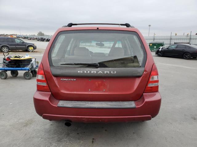 JF1SG65633H705987 - 2003 SUBARU FORESTER 2.5XS Бордовий фото 6