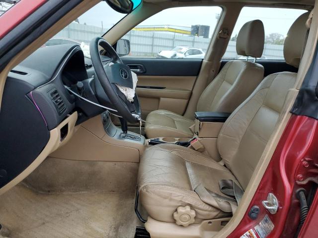 JF1SG65633H705987 - 2003 SUBARU FORESTER 2.5XS Бордовий фото 7