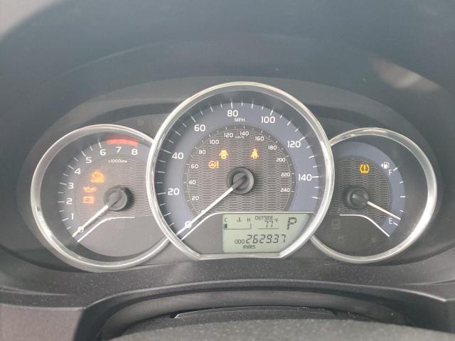 2T1BURHE1EC122963 - 2014 TOYOTA COROLLA L RED photo 9