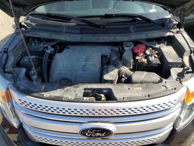 1FM5K8D89EGC35389 - 2014 FORD EXPLORER XLT შავი ფოტო 12