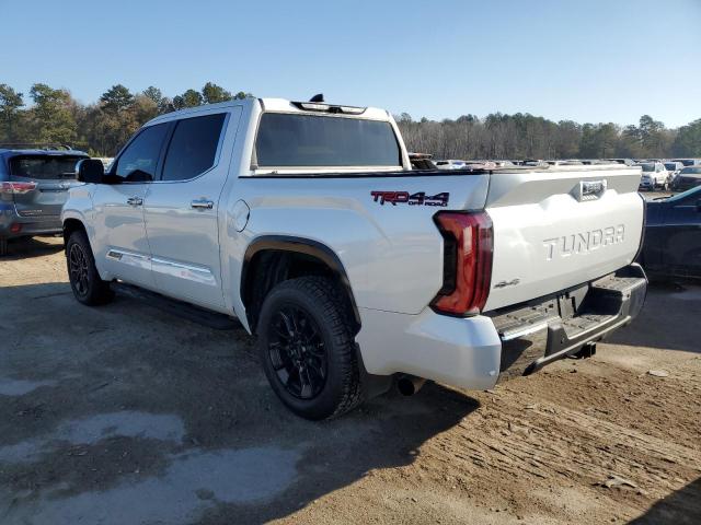 5TFMA5DB4NX014442 - 2022 TOYOTA TUNDRA CREWMAX PLATINUM WHITE photo 2