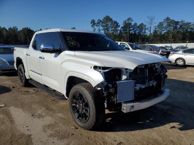 5TFMA5DB4NX014442 - 2022 TOYOTA TUNDRA CREWMAX PLATINUM WHITE photo 4