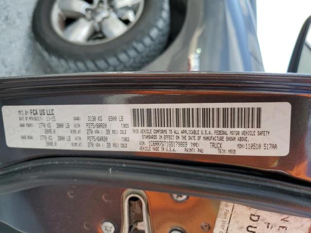 1C6RR7GT1GS179869 - 2016 RAM 1500 SLT GRAY photo 13