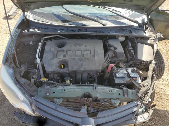 5YFBURHEXEP001056 - 2014 TOYOTA COROLLA L GREEN photo 11