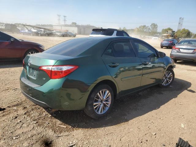 5YFBURHEXEP001056 - 2014 TOYOTA COROLLA L GREEN photo 3