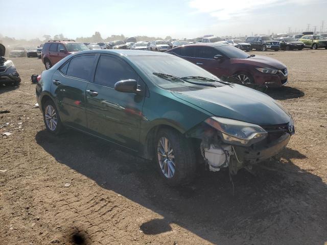 5YFBURHEXEP001056 - 2014 TOYOTA COROLLA L GREEN photo 4