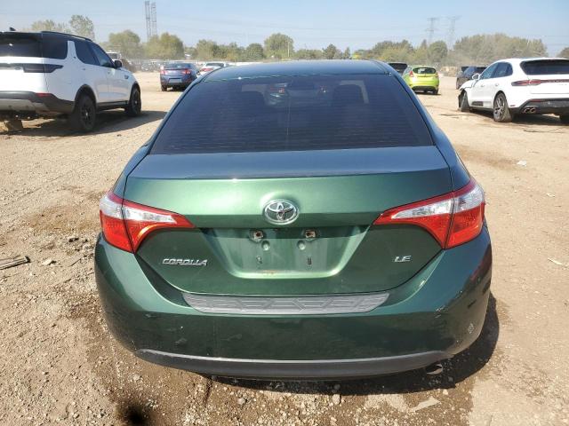 5YFBURHEXEP001056 - 2014 TOYOTA COROLLA L GREEN photo 6