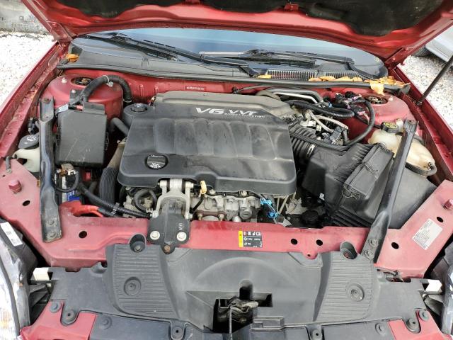 2G1WC5E37C1262133 - 2012 CHEVROLET IMPALA LTZ RED photo 11