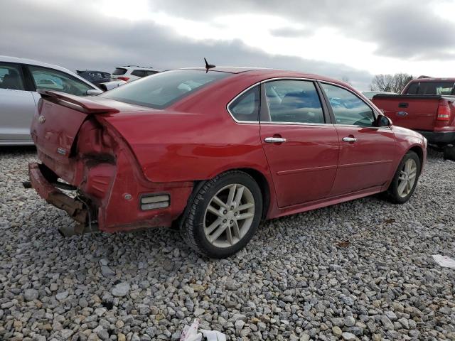 2G1WC5E37C1262133 - 2012 CHEVROLET IMPALA LTZ RED photo 3