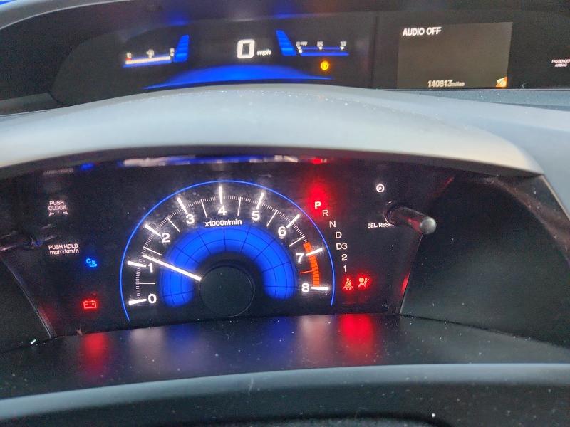 2HGFG3B56CH562096 - 2012 HONDA CIVIC LX 黑色 照片 9