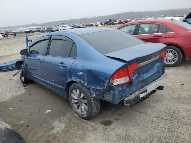 19XFA1F8XAE060757 - 2010 HONDA CIVIC EX BLUE photo 2