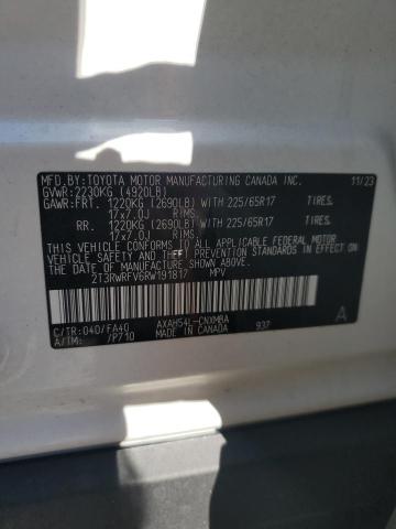 2T3RWRFV6RW191817 - 2024 TOYOTA RAV4 XLE Blanc photo 14