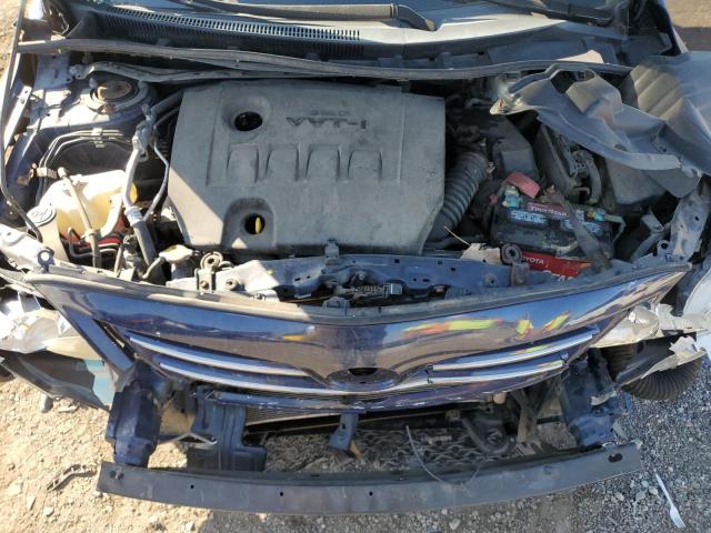 2T1BU4EE3DC102557 - 2013 TOYOTA COROLLA BASE BLUE photo 11