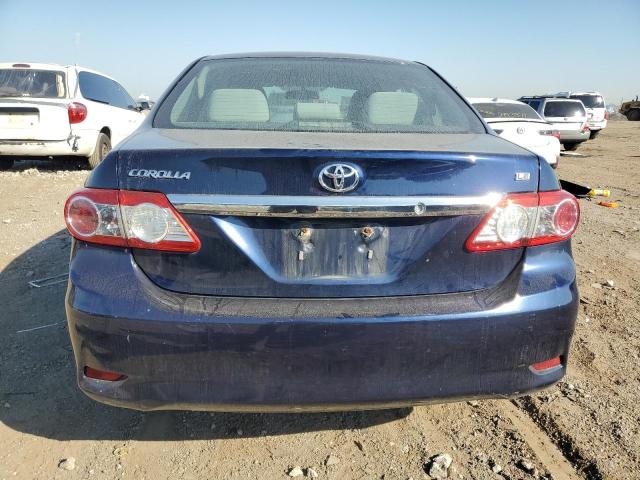 2T1BU4EE3DC102557 - 2013 TOYOTA COROLLA BASE BLUE photo 6