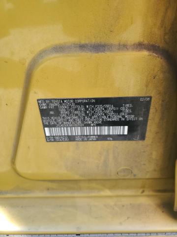 JTLKE50E881057169 - 2008 TOYOTA SCION XB GOLD photo 13