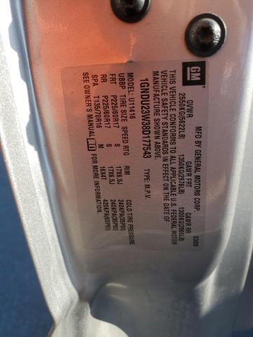 1GNDU23W38D177543 - 2008 CHEVROLET UPLANDER LS Gümüş foto 12