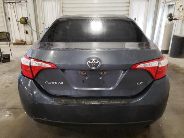 5YFBURHE6GP404471 - 2016 TOYOTA COROLLA L BLUE photo 6