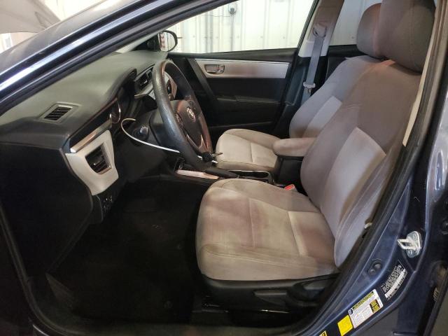 5YFBURHE6GP404471 - 2016 TOYOTA COROLLA L BLUE photo 7