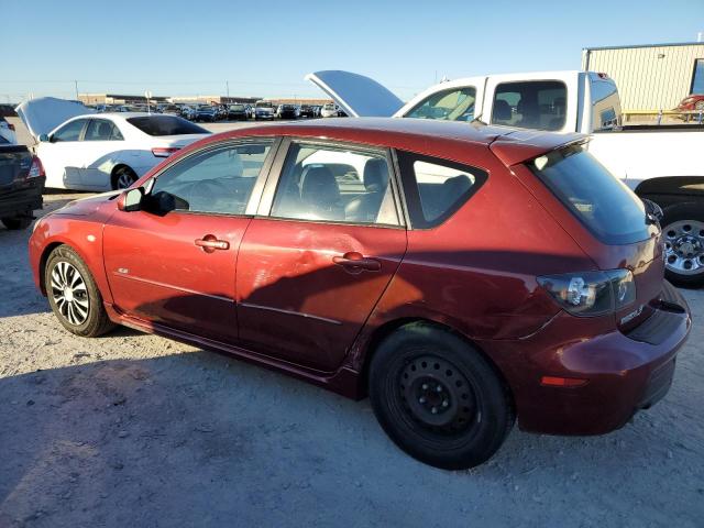 JM1BK344X81131816 - 2008 MAZDA 3 HATCHBACK RED photo 2