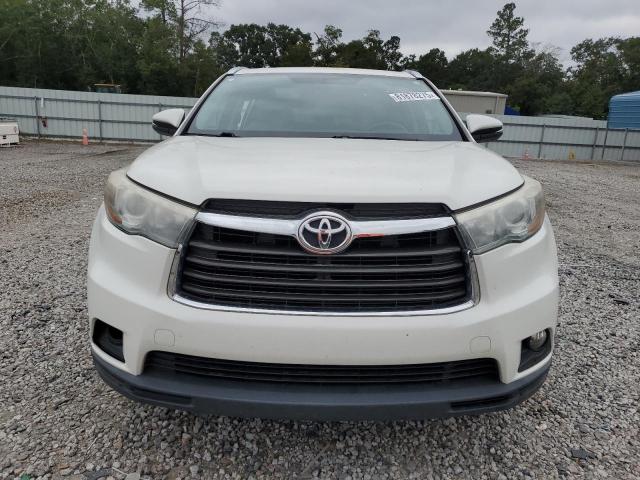 5TDKKRFH2FS048481 - 2015 TOYOTA HIGHLANDER XLE Белый фото 5