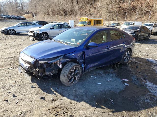 3KPF24AD4KE062976 - 2019 KIA FORTE FE BLUE photo 1