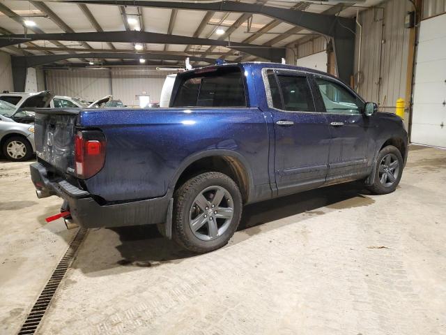 5FPYK3F79NB027281 - 2022 HONDA RIDGELINE RTL BLUE photo 3