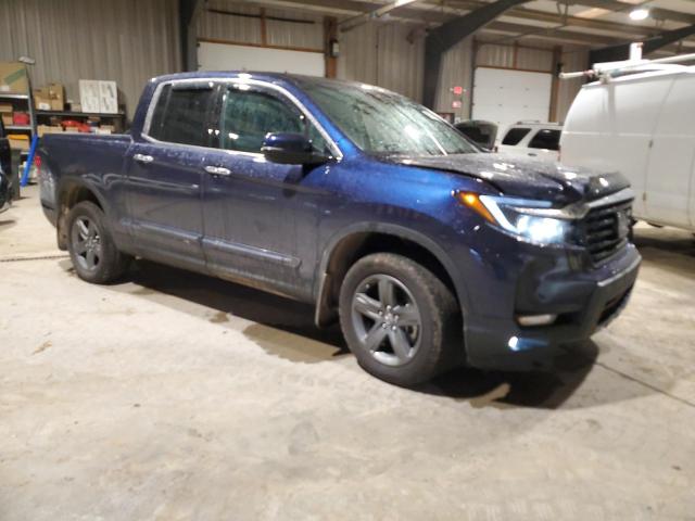 5FPYK3F79NB027281 - 2022 HONDA RIDGELINE RTL BLUE photo 4