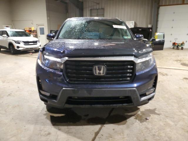 5FPYK3F79NB027281 - 2022 HONDA RIDGELINE RTL BLUE photo 5