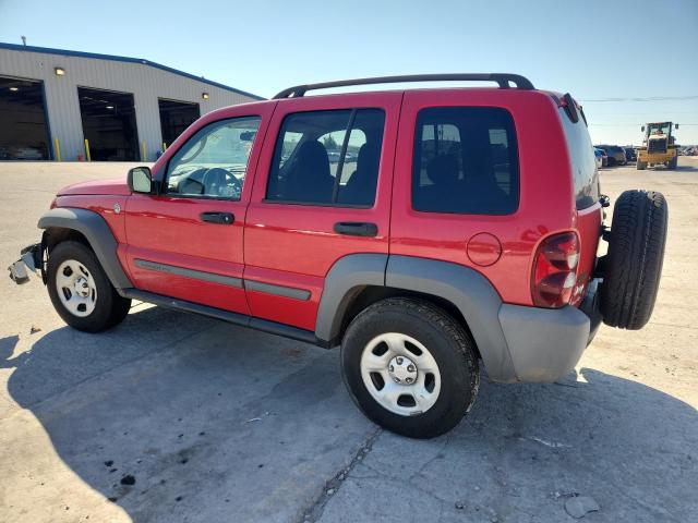 1J4GL48K35W616759 - 2005 JEEP LIBERTY SPORT წითელი ფოტო 2