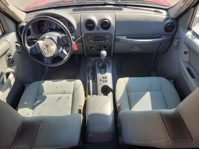 1J4GL48K35W616759 - 2005 JEEP LIBERTY SPORT წითელი ფოტო 8