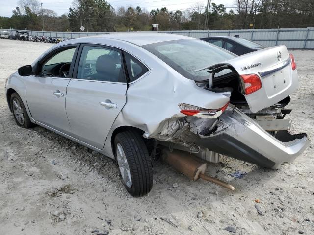 3N1AB7AP6GY262210 - 2016 NISSAN SENTRA S SILVER photo 2