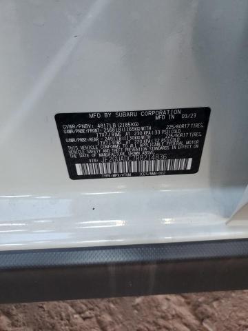 JF2GUADC7R8214836 - 2024 SUBARU CROSSTREK PREMIUM Beyaz fotoğraf 12