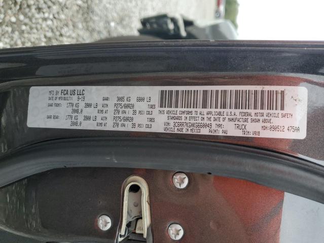 3C6RR7KGXKG660049 - 2019 RAM 1500 CLASSIC TRADESMAN Graphite photo 12