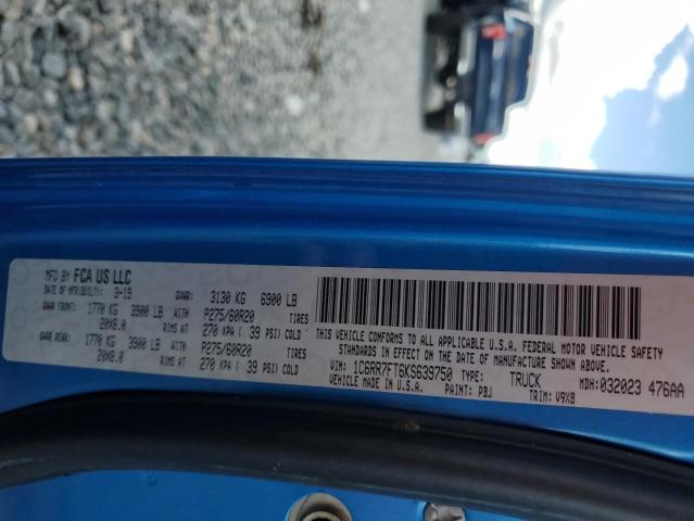 1C6RR7FT6KS639750 - 2019 RAM 1500 CLASS TRADESMAN Mavi foto 12