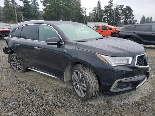 5J8YD7H74KL001589 - 2019 ACURA MDX SPORT HYBRID ADVANCE BLACK photo 4