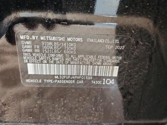 ML32FUFJ4PHF01599 - 2023 MITSUBISHI MIRAGE G4 ES Qara foto 12