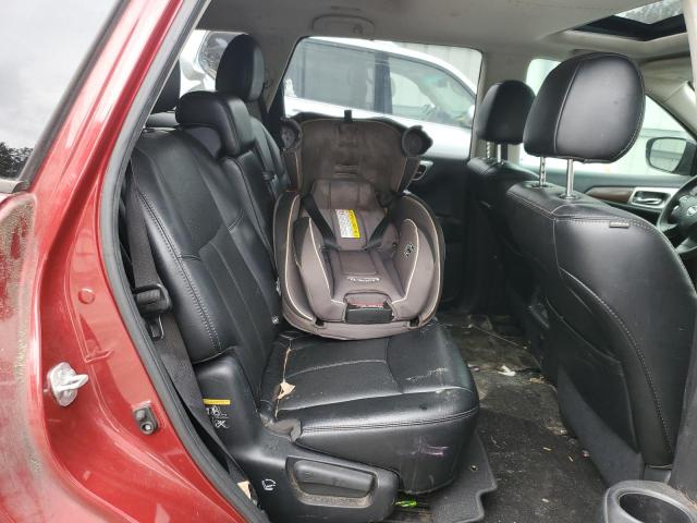 5N1DR2MN0HC655709 - 2017 NISSAN PATHFINDER S 勃艮第红 照片 11