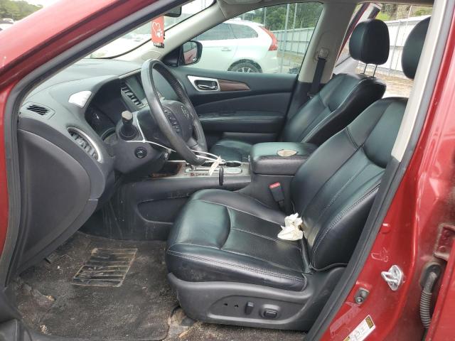 5N1DR2MN0HC655709 - 2017 NISSAN PATHFINDER S 勃艮第红 照片 7