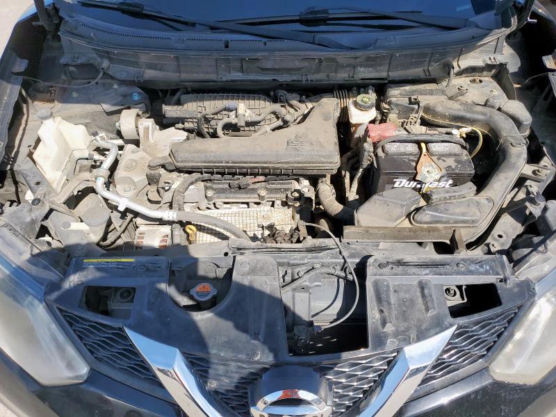 KNMAT2MT2FP579178 - 2015 NISSAN ROGUE S BLACK photo 12
