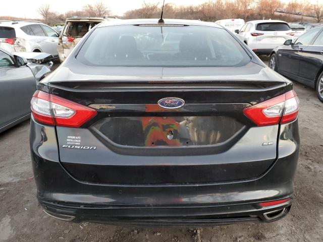 3FA6P0H70GR112577 - 2016 FORD FUSION SE BLACK photo 6