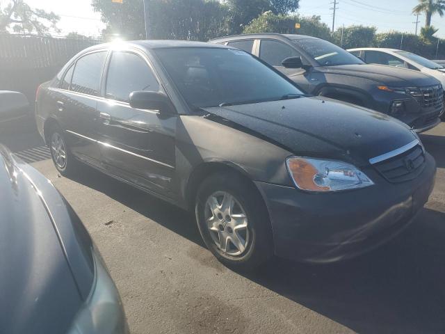 2HGES16513H566243 - 2003 HONDA CIVIC LX BLACK photo 4