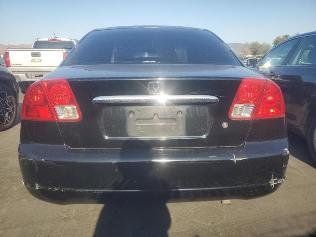 2HGES16513H566243 - 2003 HONDA CIVIC LX BLACK photo 6