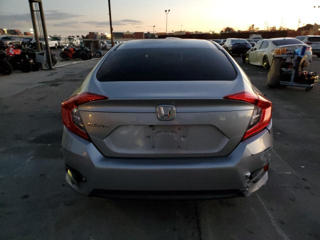 19XFC2F5XJE205334 - 2018 HONDA CIVIC LX SILVER photo 6