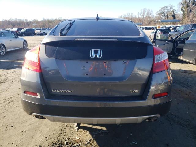 5J6TF1H58DL002031 - 2013 HONDA CROSSTOUR EXL GRAY photo 6