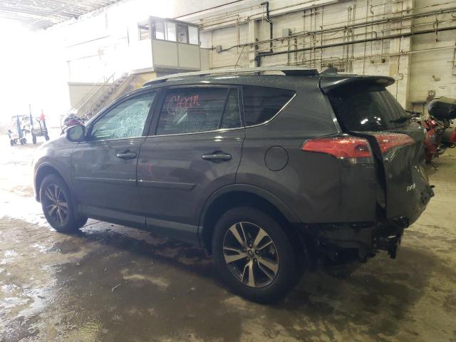 2T3RFREV8HW578501 - 2017 TOYOTA RAV4 XLE GRAY photo 2