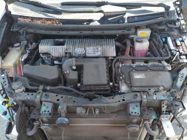 JTDKN3DUXF0461420 - 2015 TOYOTA PRIUS BLACK photo 11